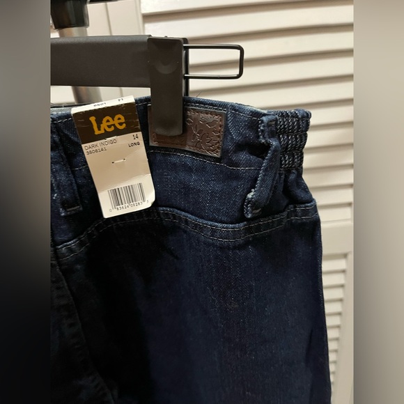 Lee Relaxed Fit Dark Indigo Jeans, 14 long - Picture 4 of 9